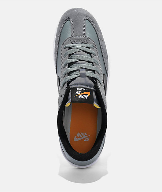 Nike SB FC Classic Cool Grey, Black & White Skate Shoes
