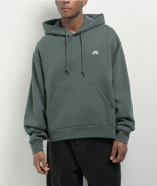 Nike SB Fleece Green Hoodie | Zumiez