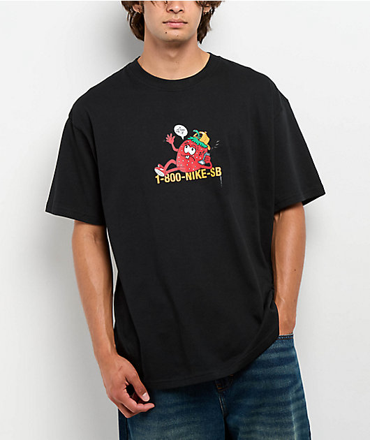 Nike SB Flip Phone Black T-Shirt | Zumiez