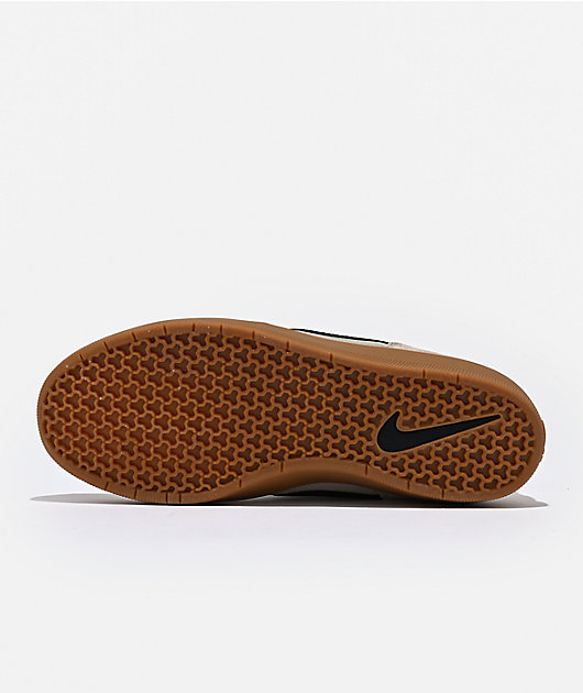 Nike SB Force 58 Cream, Burgandy & Gum Skate Shoes | Zumiez