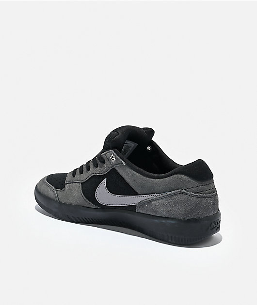 Nike SB Force 58 Dark Days Black Skate Shoes