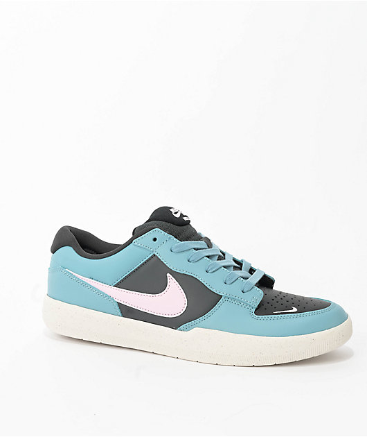 turquoise and black nike shoes