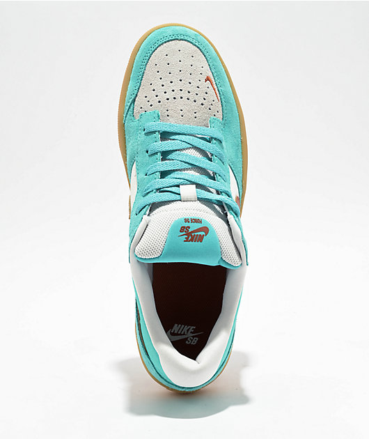 nike sb teal shoes