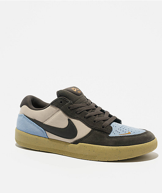 Nike SB Force 58 Light Orewood Brown, Psychic Blue & Medium Ash