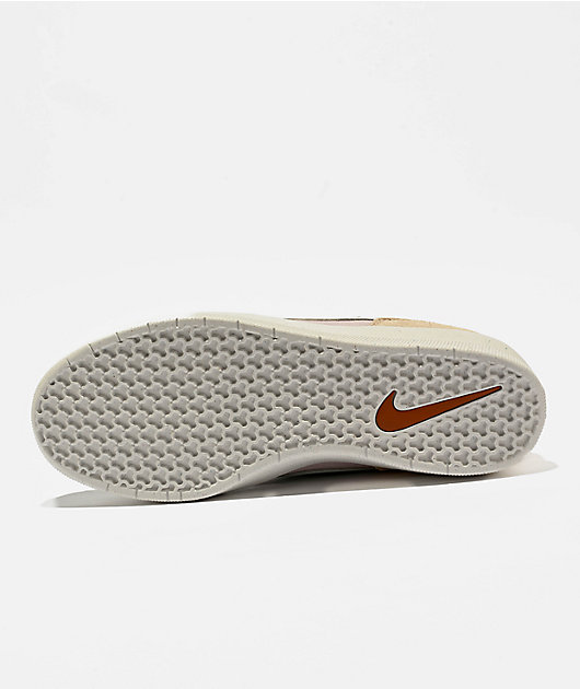 Nike SB Force 58 Platinum Violet, Light Silver & Sand Skate Shoes