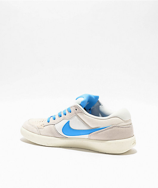 Nike SB Force 58 Summit White & University Blue Skate Shoes