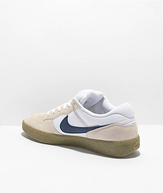 navy blue and white nikes