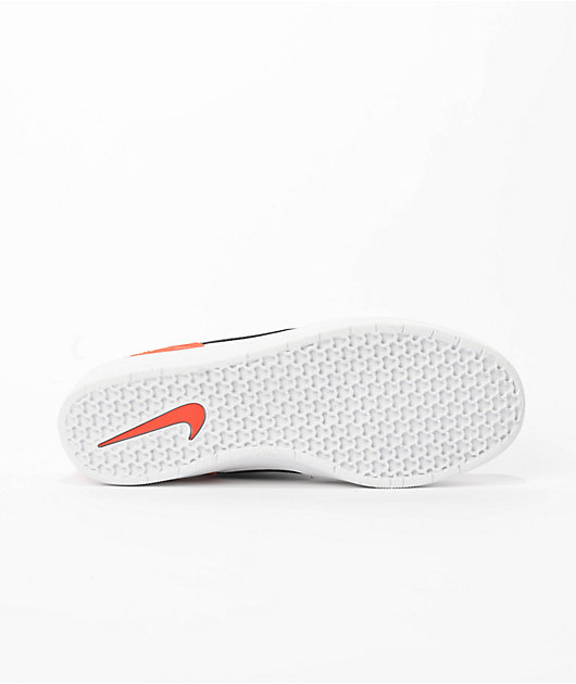 Nike SB Force 58 White & Cosmic Clay Skate Shoes | Zumiez