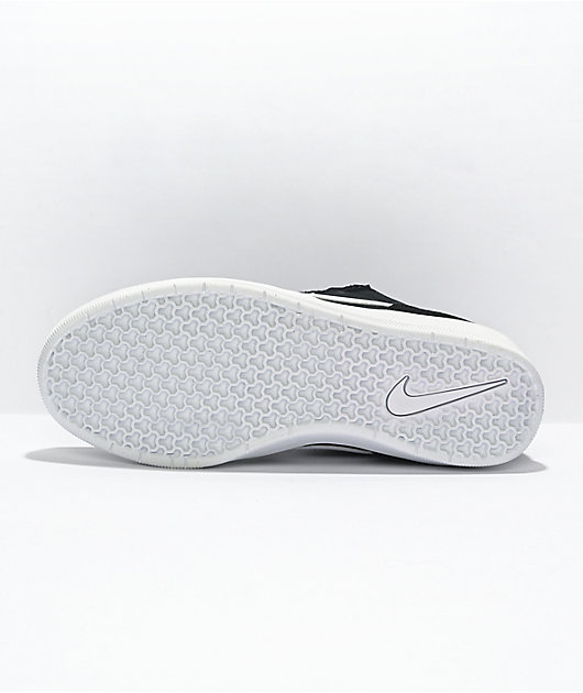 Nike SB 58 zapatos de skate negros blancos