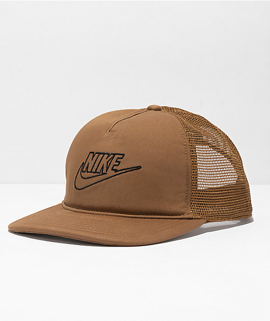 Oost Afslachten woordenboek Nike SB Futura Ale Brown Trucker Hat