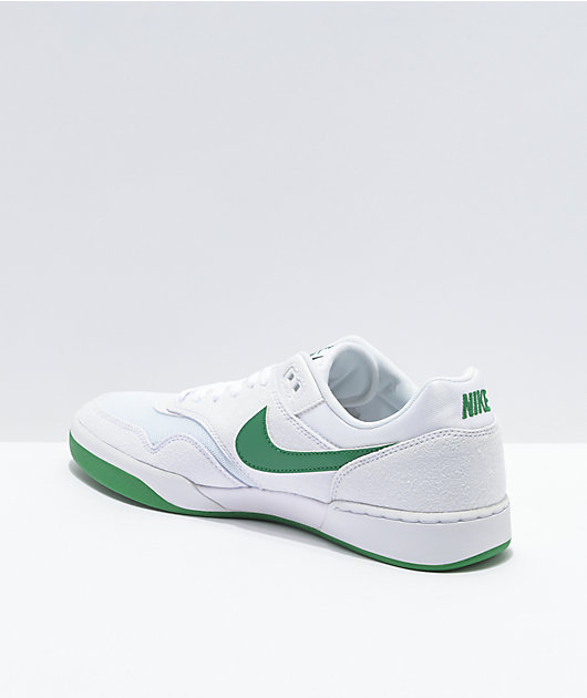 SB GTS Return zapatos skate blancos y verde pino