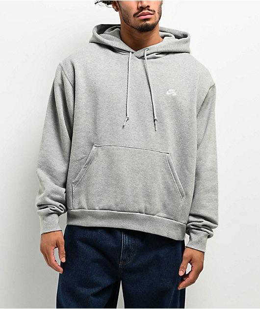 Nike SB Grey Hoodie Zumiez