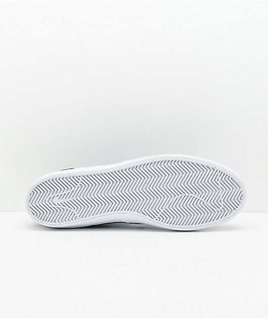 Nike SB Heritage Vulc zapatos de skate blanco y negros