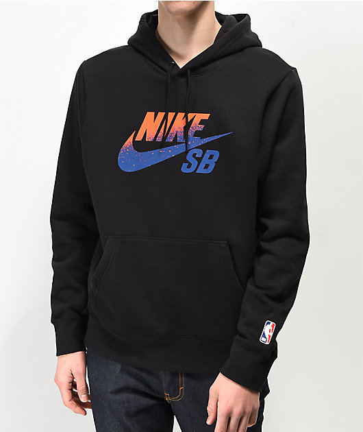 nike hoodie orange logo
