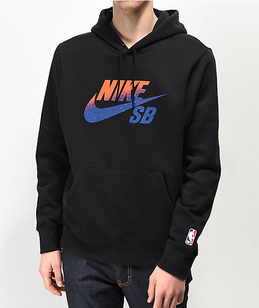 grey and orange nike hoodie