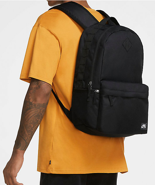 nike sb icon backpack in black