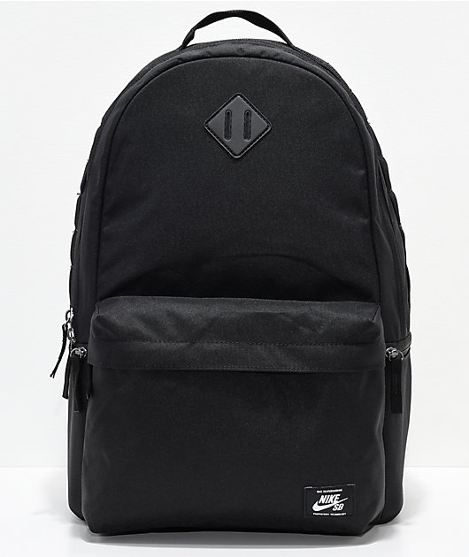 Nike SB Icon Black Backpack | Zumiez