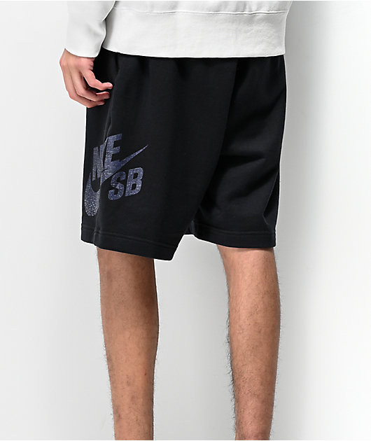 Nike SB Icon Fleece Black Shorts