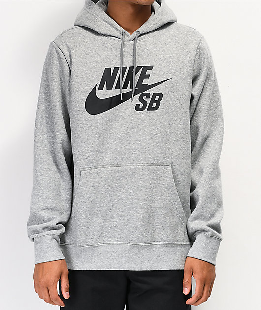 grey nike sb hoodie