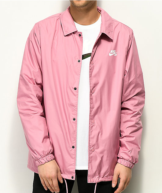 Nike SB Icon Shield Pink Coaches Jacket 