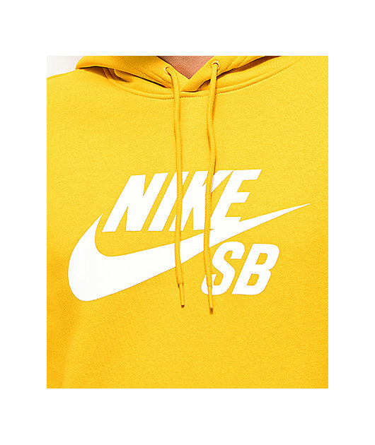 nike sb yellow hoodie