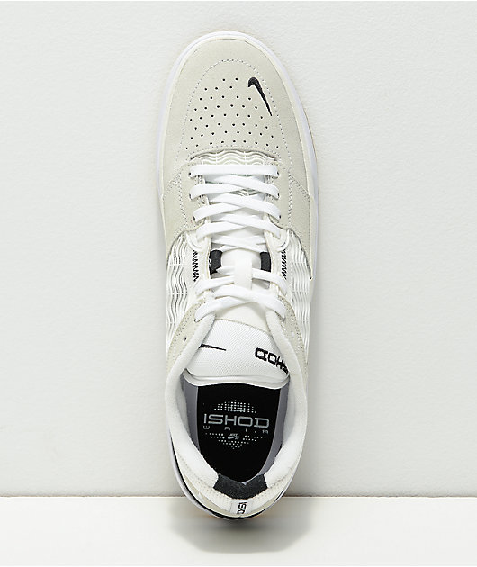 Nike SB Ishod Summit White & Black Skate Shoes