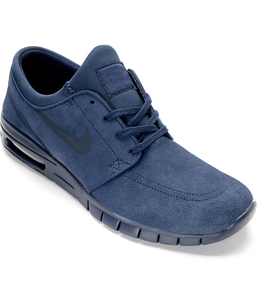 Nike SB Janoski Max zapatos de skate en azul marino | Zumiez