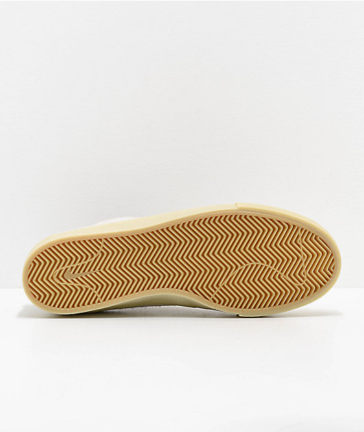 nul kalkoen Amerikaans voetbal Nike SB Janoski Mid Crafted Cream & Light Gum Skate Shoes