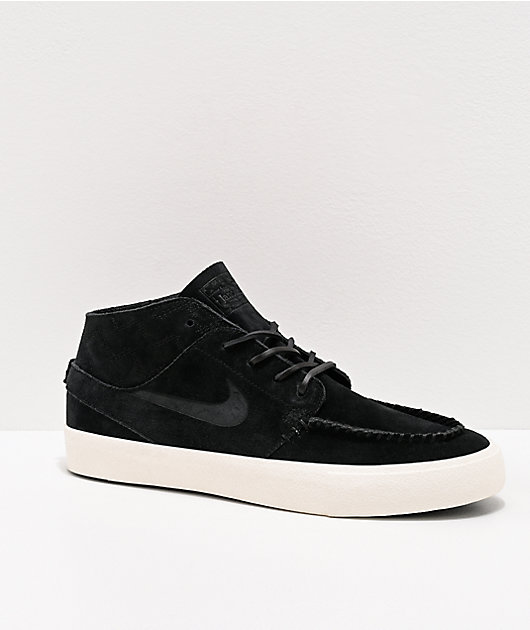 mini geschenk Terugbetaling Nike SB Janoski RM Crafted Black & White Skate Shoes