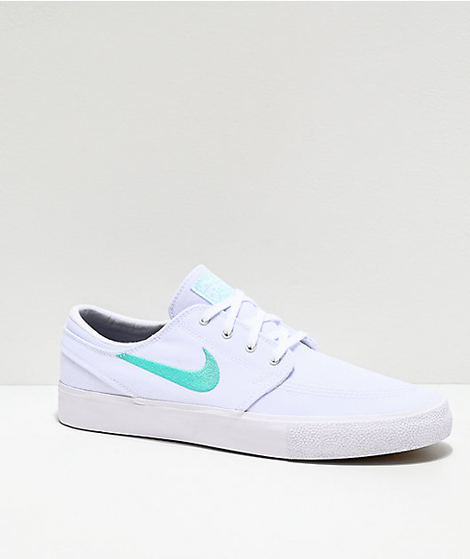 Nike sb janoski rm patchwork summit white  and  blue skate shoes hotsell