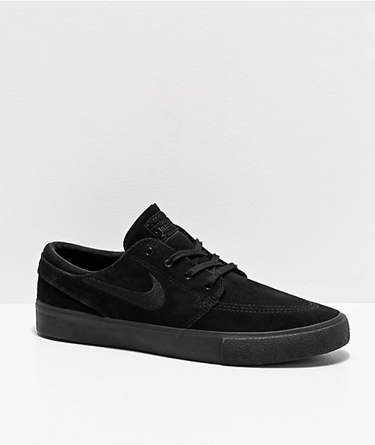 Nike SB Janoski RM zapatos de skate de ante negro | Zumiez