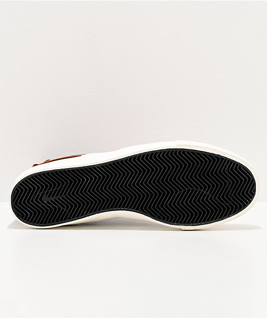 SB Janoski Slip Mid RM Tan & White Shoes