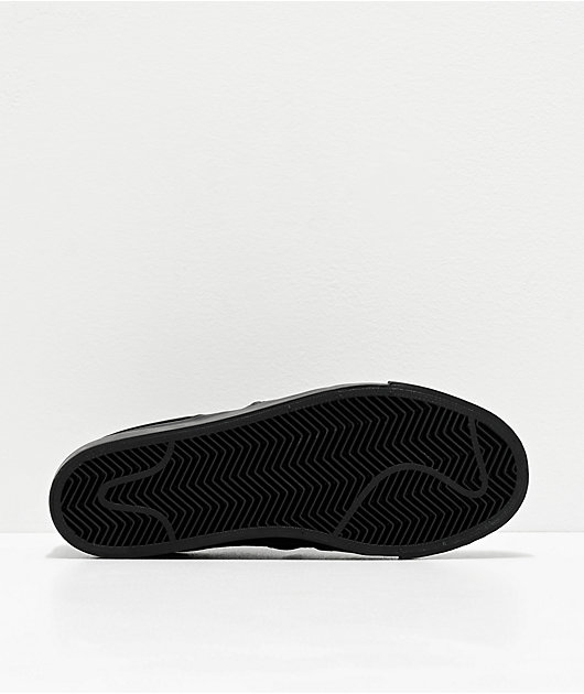 klif schilder bundel Nike SB Janoski Slip-On All Black Skate Shoes
