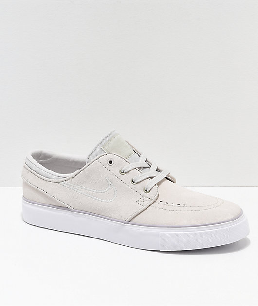 Elendig katalog favorit Nike SB Janoski White Suede Skate Shoes | Zumiez