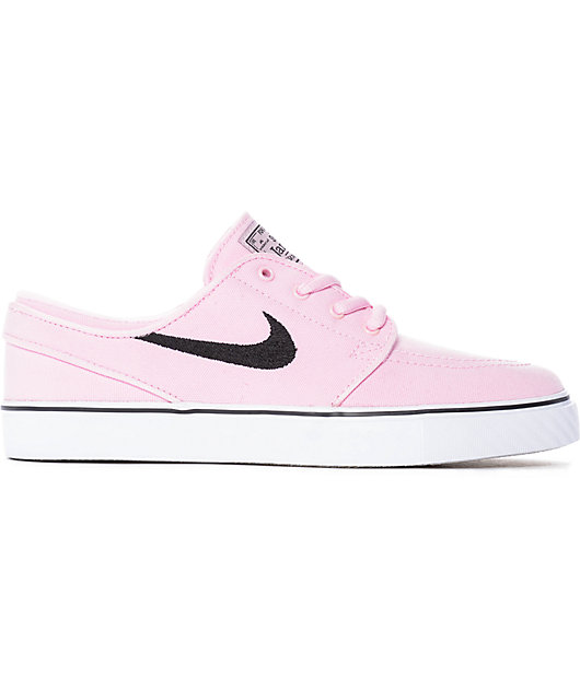 Nike SB Janoski zapatos de skate de lienzo rosa para mujeres | Zumiez