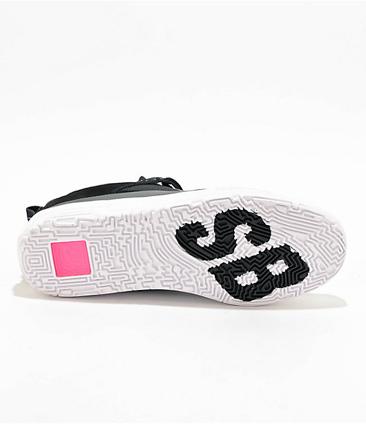 Nike pink black and white shoes online