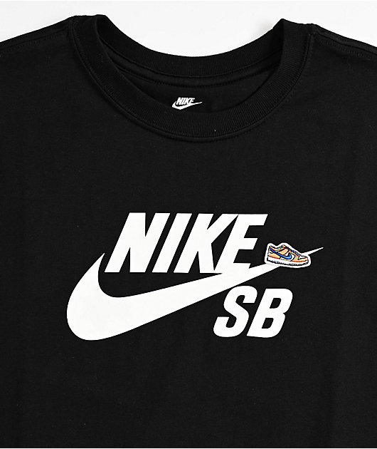 Nike SB Kids Dunk Patch Black T Shirt