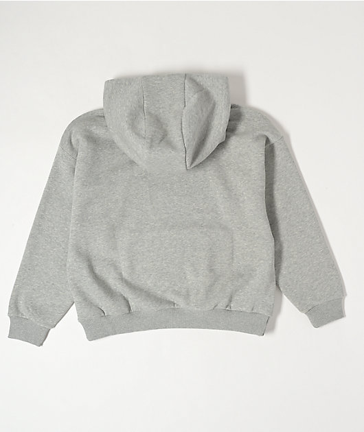 Nike SB Kids Icon Heather Grey Hoodie