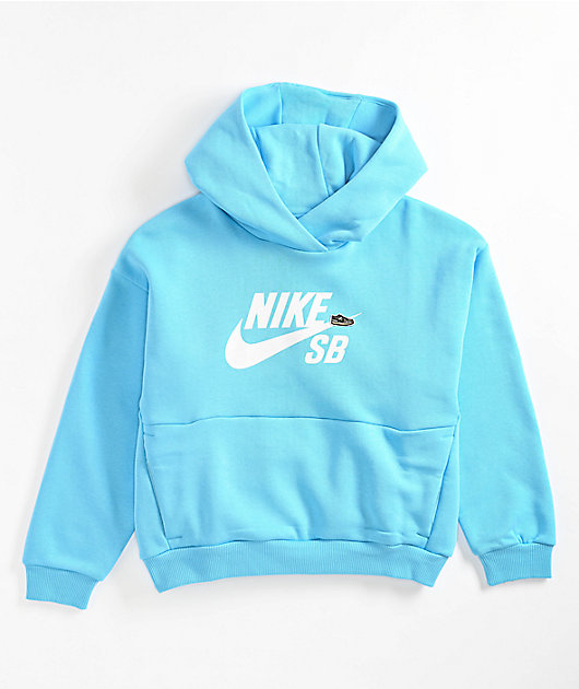 Light blue nike sweater hotsell