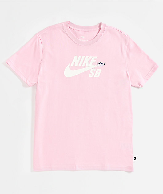 Nike SB Kids Icon Pink T-Shirt | Zumiez Nike SB Kids Icon Pink T-Shirt | Zumiez