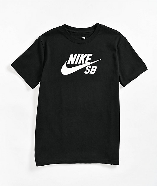 Nike SB Kids Logo Black T Shirt Zumiez