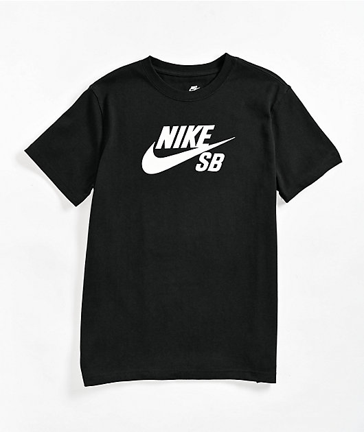 Nike SB Kids Logo Black T-Shirt