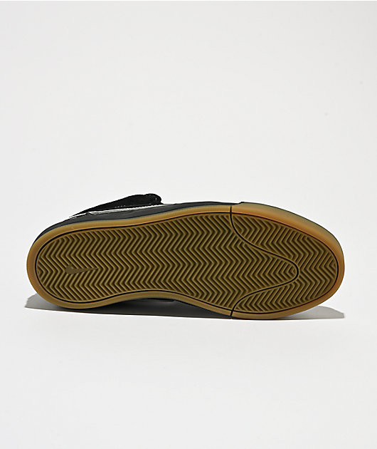 Nike SB Leo React Black & White Skate Shoes | Zumiez