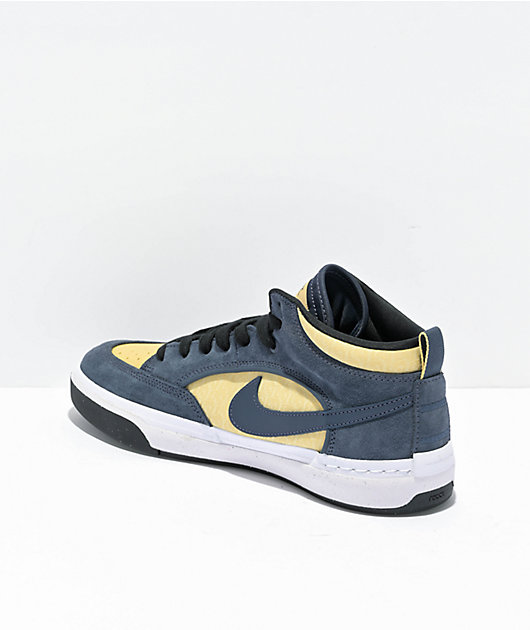 Nike shoes yellow and blue online