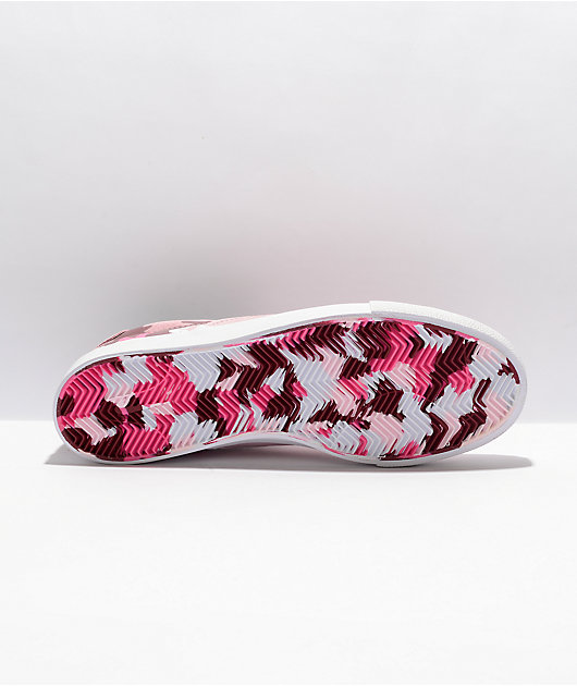 Nike SB Letica Bufoni Verona Pink Camo Slip-On Skate Shoes Zumiez