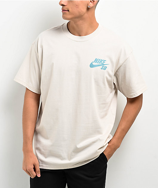 Nike SB Logo Light Orewood T-Shirt | Zumiez