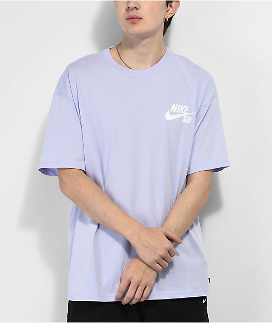 Nike SB Logo Oxygen Purple T Shirt Zumiez