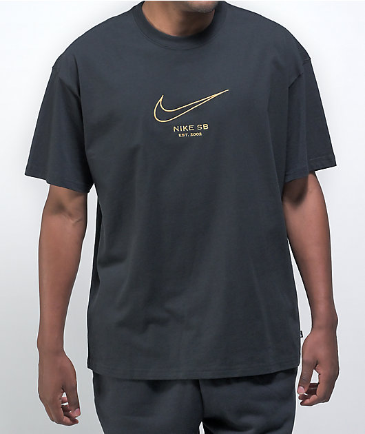 Nike SB Luxury Black & Gold T-Shirt