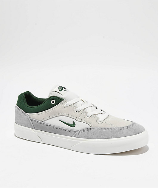 Nike SB Malor Platinum Tint, Wolf Grey Fir Skate Shoes Zumiez