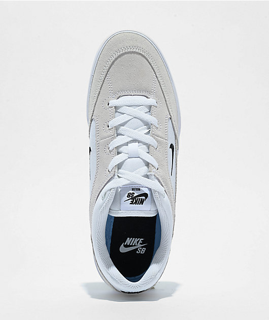 Nike SB Malor White Skate Shoes | Zumiez